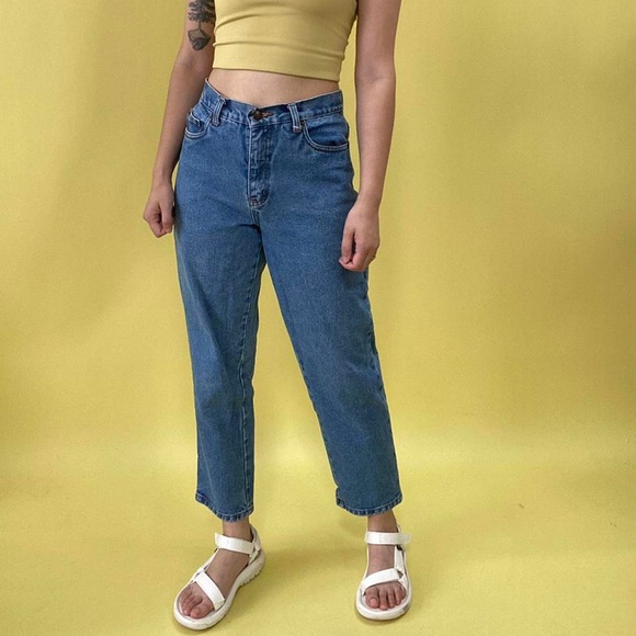 1980’s Vintage Bill Blass Petite paint speckled Mom Jeans! *Approx* size 29P - Picture 11 of 16